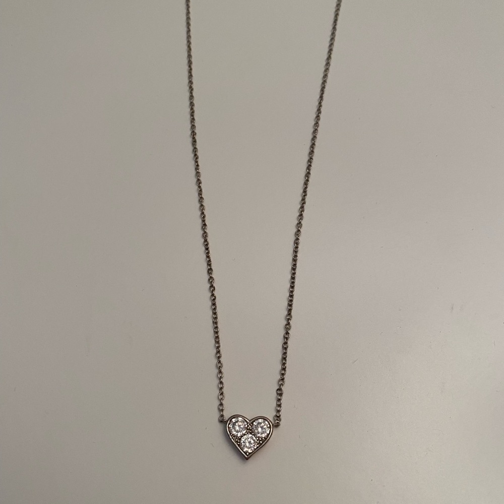 Heart rhinestone necklace - Picture 1 of 7